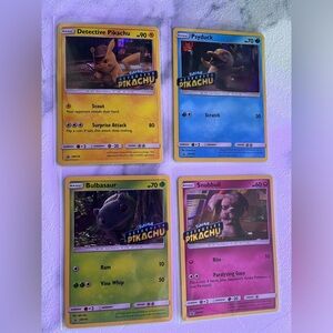 Pokemon Detective Pikachu promo holos